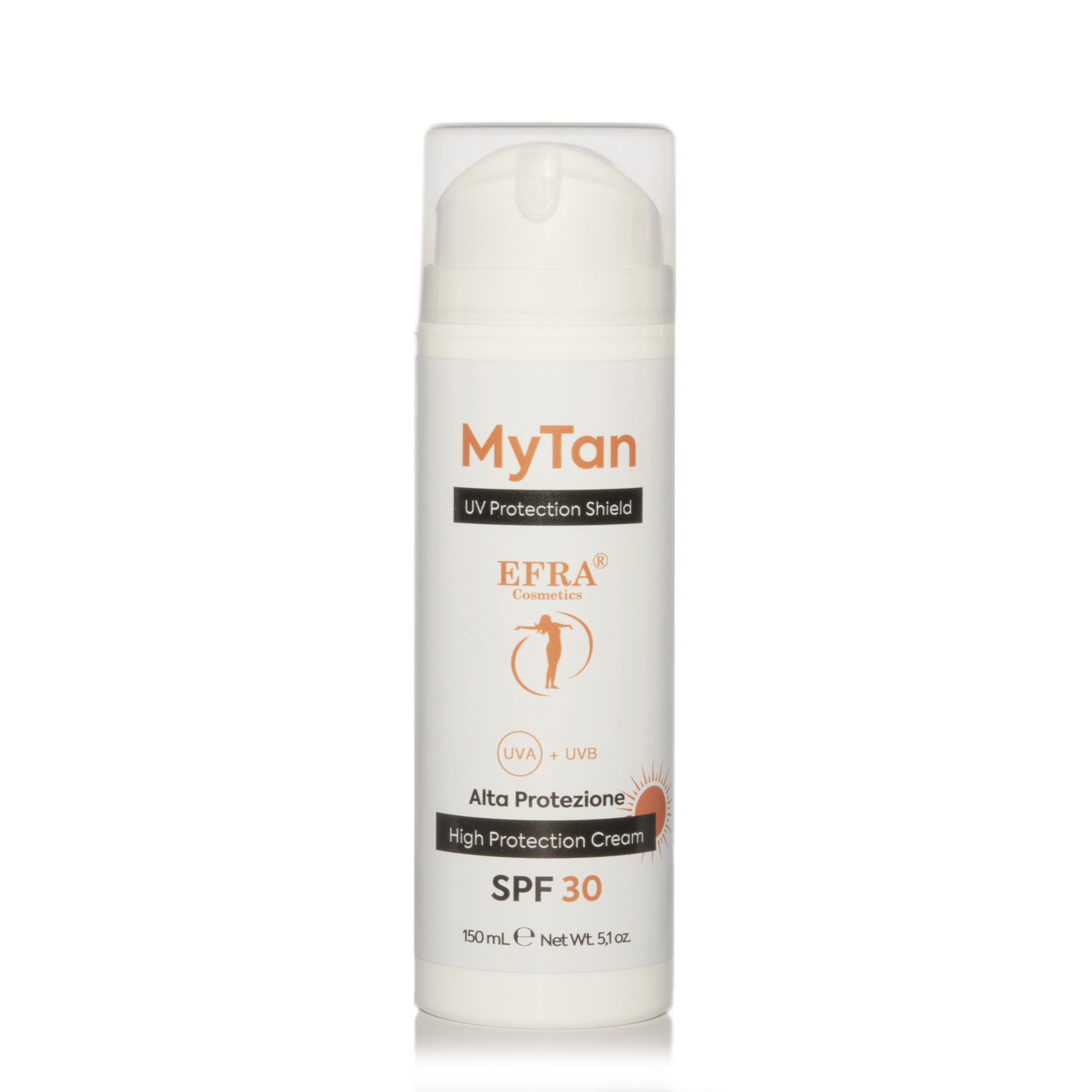 UV PROTECTION SHIELD – SPF 30 / UVA + UVB ALTA PROTEZIONE – SPF 30 - My Tan